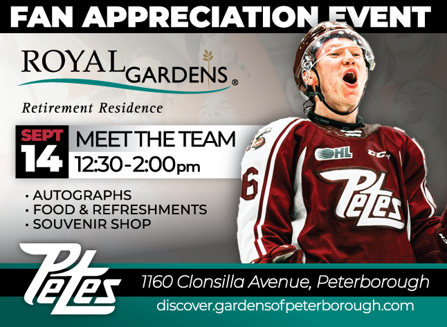 Peterborough Petes Fan Appreciation Event